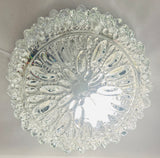 1960s Small German Limberg Glass Flush Mount by Helena Tynell