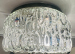 1960s Small German Limberg Glass Flush Mount by Helena Tynell