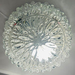 1960s Small German Limberg Glass Flush Mount by Helena Tynell