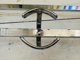 1960s French Chrome Wall Hanging Hat And Coat Rack