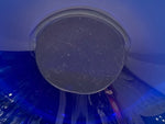 1960s Danish Cobalt Blue & Clear Glass Bowl