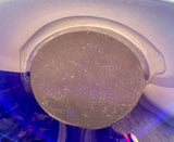 1960s Danish Cobalt Blue & Clear Glass Bowl