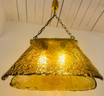 1960s Carlo Nason for Mazzega Brass and Murano Glass Hanging Light