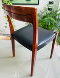 1960s Swedish Svegards Markaryd Rosewood Dining Chair