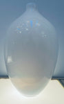 1960s Italian Opalescent Glass Oviod Form Vase