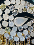 1965 Christian Dior Moonstone Decorative Waterfall Brooch