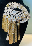 1965 Christian Dior Moonstone Decorative Waterfall Brooch