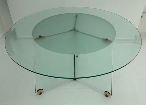 Leons coffee online table glass