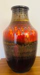 1970s German Silberdistel Fat Lava Ceramic Vase