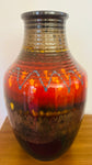 1970s German Silberdistel Fat Lava Ceramic Vase