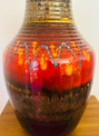 1970s German Silberdistel Fat Lava Ceramic Vase