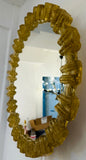 1970s German Honsel Illuminated Acrylic Wall Mirror