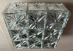 1970s German Kinkeldey Crystal Glass Flush Mount