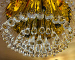 1970s German Murano Glass Tear Drop Flush Mount by Christoph Palme