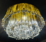 1970s German Murano Glass Tear Drop Flush Mount by Christoph Palme