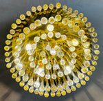 1970s German Murano Glass Tear Drop Flush Mount by Christoph Palme