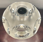 1970s Peill & Putzler Frosted Circular Glass Table Lamp