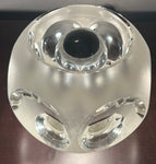 1970s Peill & Putzler Frosted Circular Glass Table Lamp