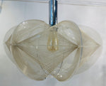 1970s Sompex Nylon Thread and Perspex Pendant Lamp