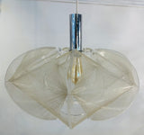 1970s Sompex Nylon Thread and Perspex Pendant Lamp