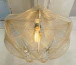 1970s Sompex Nylon Thread and Perspex Pendant Lamp