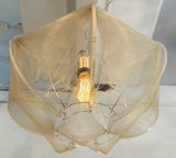 1970s Sompex Nylon Thread and Perspex Pendant Lamp