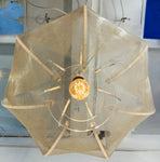 1970s Sompex Nylon Thread and Perspex Pendant Lamp