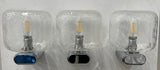 1970s German Chrome & Bubble Glass Wall Lights 3 Available