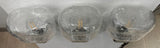 1970s German Chrome & Bubble Glass Wall Lights 3 Available