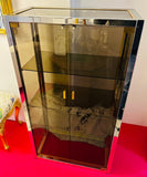 1970s Italian Renato Zevi Display or Drinks Cabinet