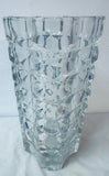 1970s French Faceted Luminarc Glass Vase