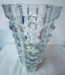 1970s French Faceted Luminarc Glass Vase