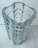 1970s French Faceted Luminarc Glass Vase