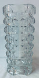 1970s French Faceted Luminarc Glass Vase