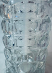 1970s French Faceted Luminarc Glass Vase