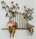 1970s Belgium Brutalist Brass Art Sculpture Curtis Jeré Style