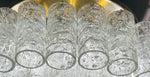 1970s German Doria Tubular Glass & Brass Flush Mount
