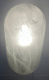 1970s German Putzler Frosted Lozenge Glass Wall Lights
