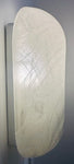 1970s German Putzler Frosted Lozenge Glass Wall Lights