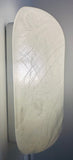1970s German Putzler Frosted Lozenge Glass Wall Lights