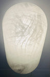 1970s German Putzler Frosted Lozenge Glass Wall Lights