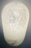 1970s German Putzler Frosted Lozenge Glass Wall Lights