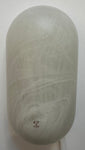 1970s German Putzler Frosted Lozenge Glass Wall Lights