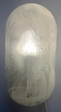 1970s German Putzler Frosted Lozenge Glass Wall Lights