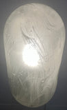 1970s German Putzler Frosted Lozenge Glass Wall Lights