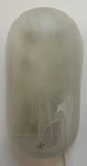1970s German Putzler Frosted Lozenge Glass Wall Lights
