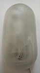 1970s German Putzler Frosted Lozenge Glass Wall Lights