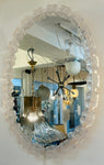 1970s German Honsel Illuminated Clear Acrylic Wall Mirror