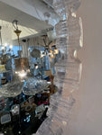 1970s German Honsel Illuminated Clear Acrylic Wall Mirror