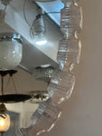 1970s German Honsel Illuminated Clear Acrylic Wall Mirror